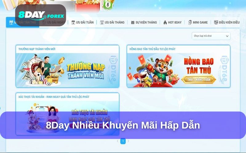 8Day nhiều khuyến mãi khủng cập nhật liên tục